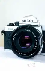 NIKON FM2 - SLR 35mm Film Camera Body + Nikon 50mm f 1.8 E Series LENS