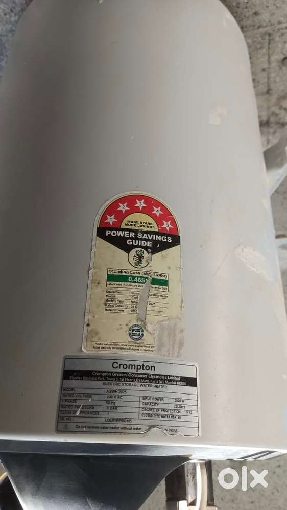 Cromton 25 litres gyser mint condition