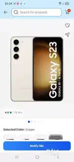 S23 mint 8/256gb @27000