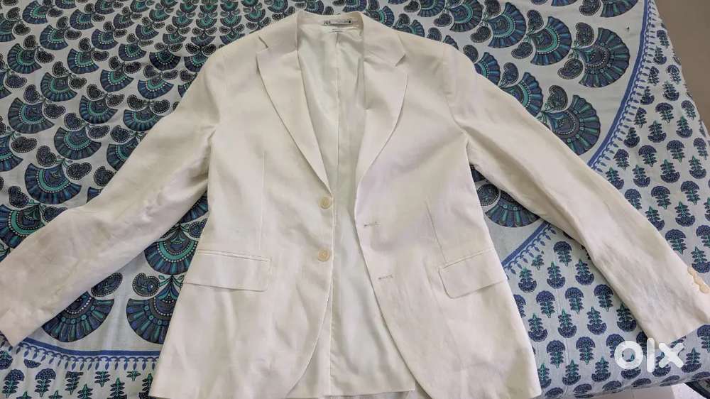 Zara White Jacket/blazer