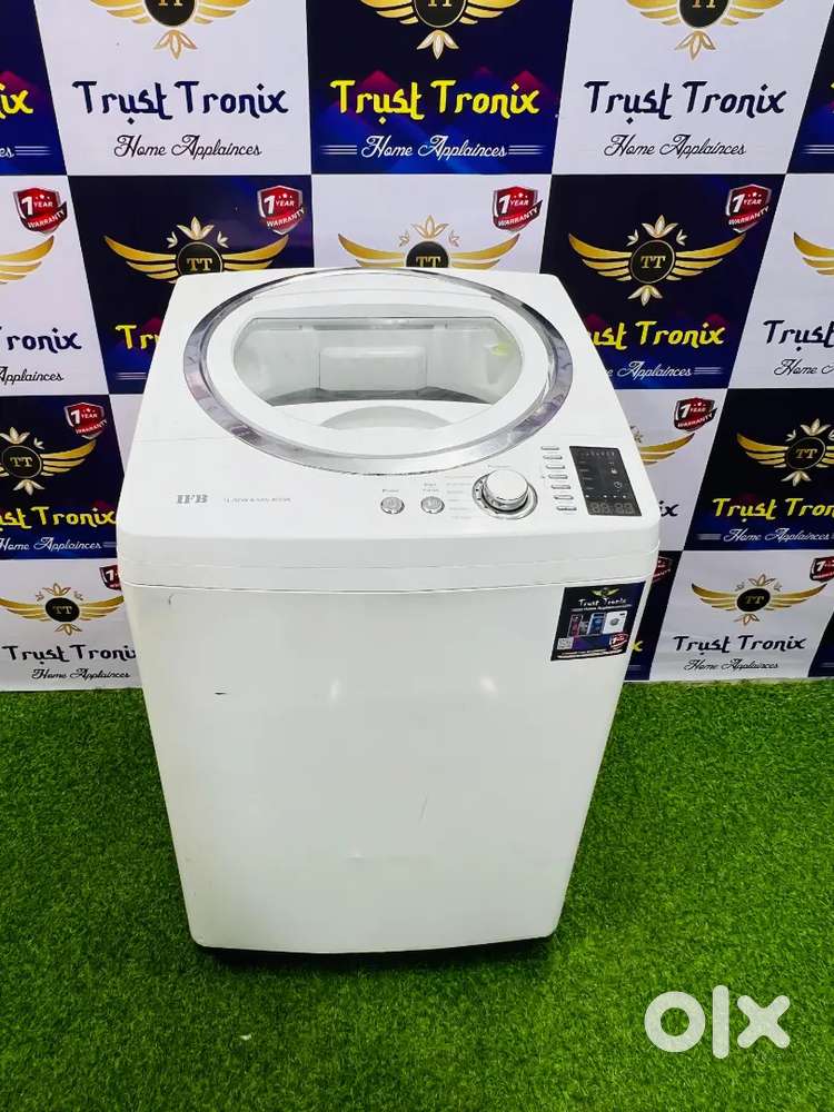 White 6.5kg IFB top load washing machine