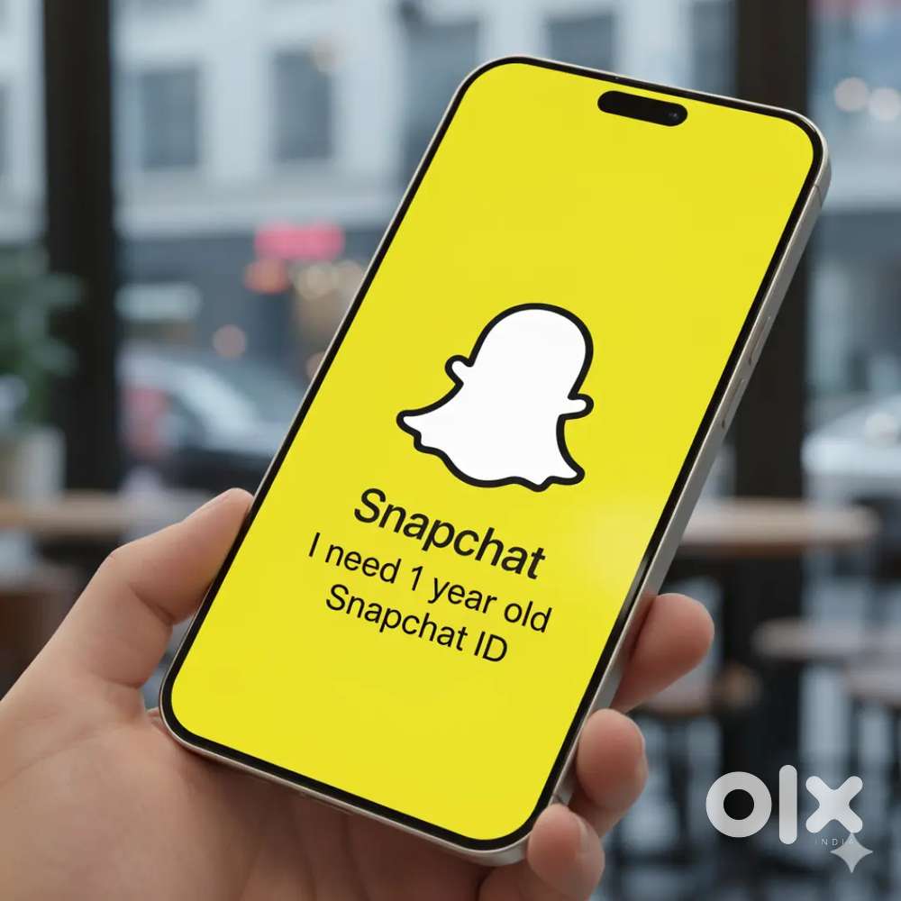 snapchat acc i need minimum 1 year old I will pay