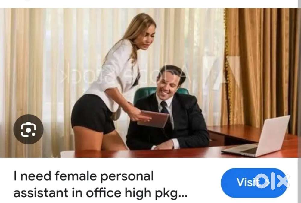 Female office assistant cum therapist