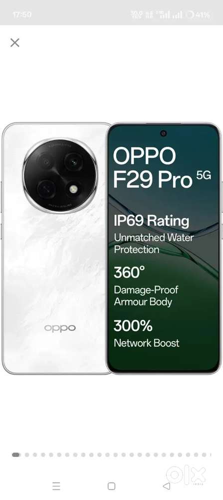 OPPO F29pro 8/128  waranty end 20-7-2026