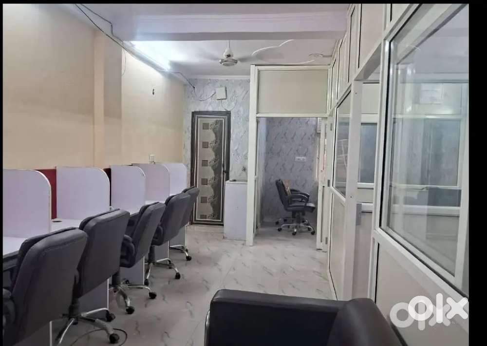 3 cabins fully furnished office space for rent in laxmi nagar