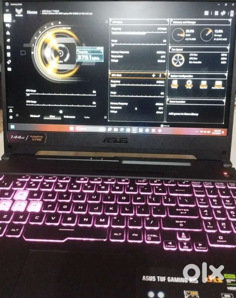 Asus tuf AMDryzen 7rtx3050
