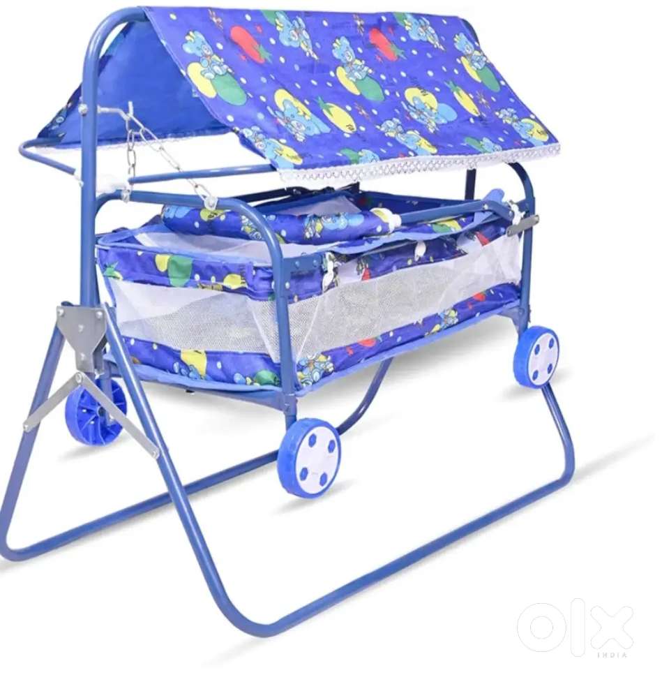 Small Baby Cradle with Wheels,