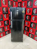 Id.106whirpool 260ltrs black colour double door refrigerator with warr