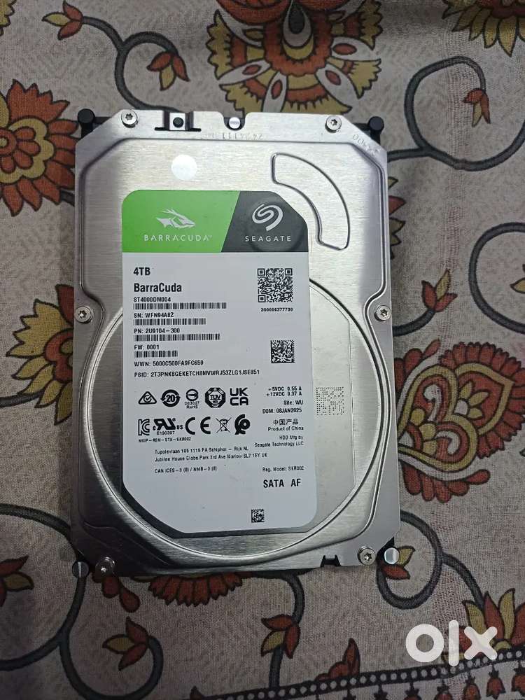 Brand new 4 tb barracuda seagate hdd