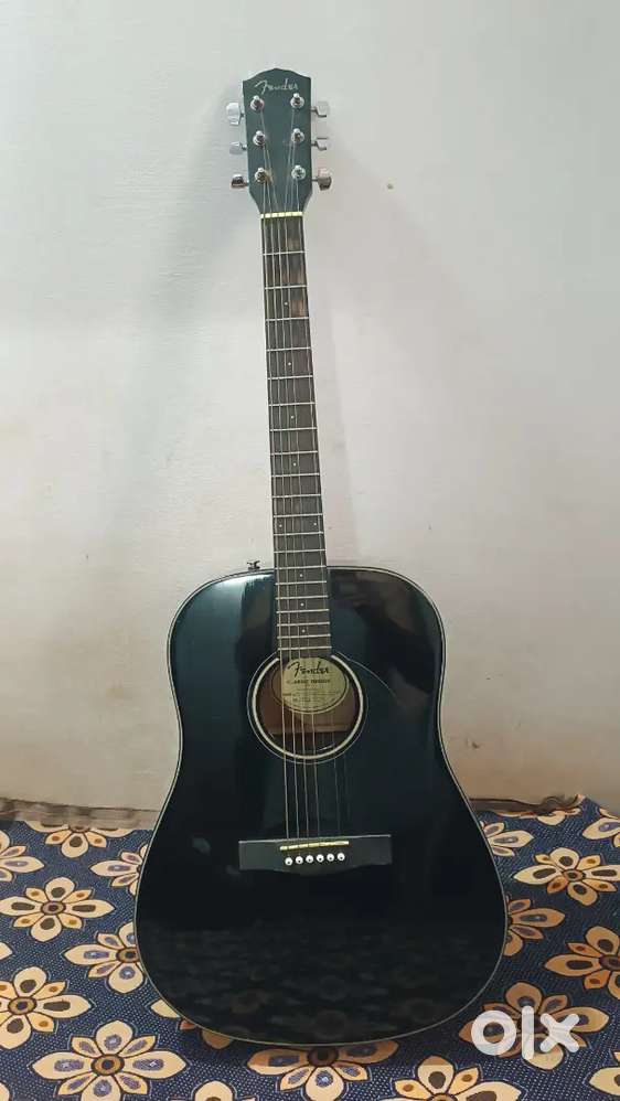 Black Beauty Semi-Acoustic Guiter