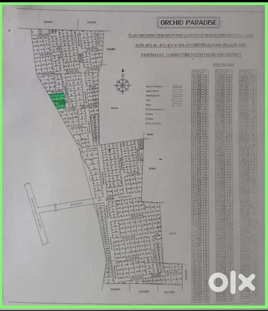 5 Cent dtcp plot for immediate sale at archid paradise Chettipalayam