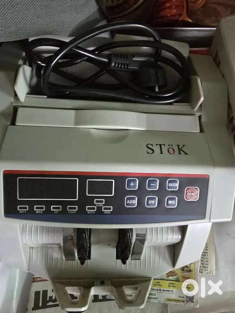 Note counting machine Newly unused