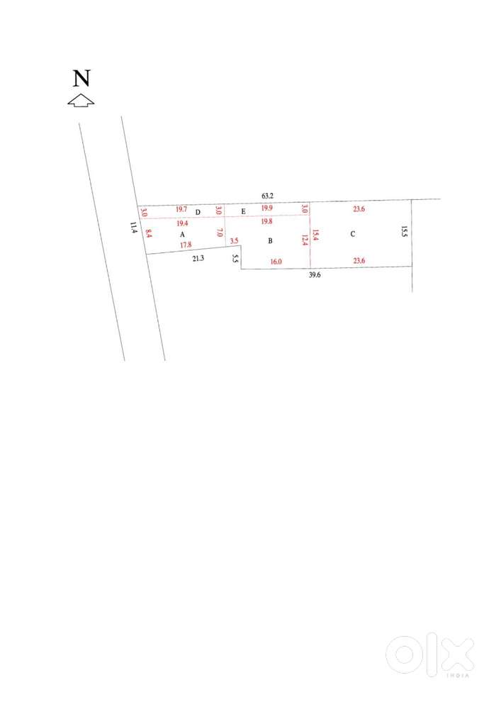 Plot for Sale at Mattor 25 mtrs away from MC Road