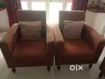 3*2 Pure Sagwan Wooden Sofa Set