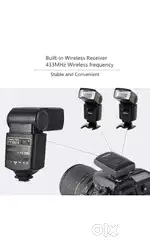 Godox TT520ii Flash with Panasonic Enelope Black batteries
