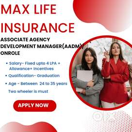 Nagpur/Age 24 to 35 years/Axis Max life insurance/Degree pass/Field