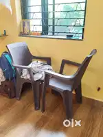 Bed mattress, Chairs & buckets
