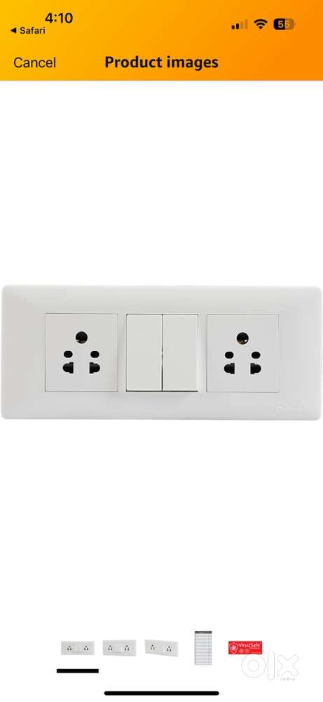 Crabtree switches for 3 BHK in very good condition.