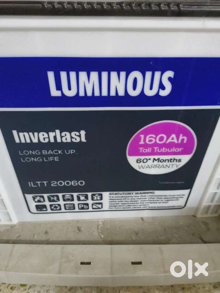 Luminous inverlast tall tubular Inverter battery