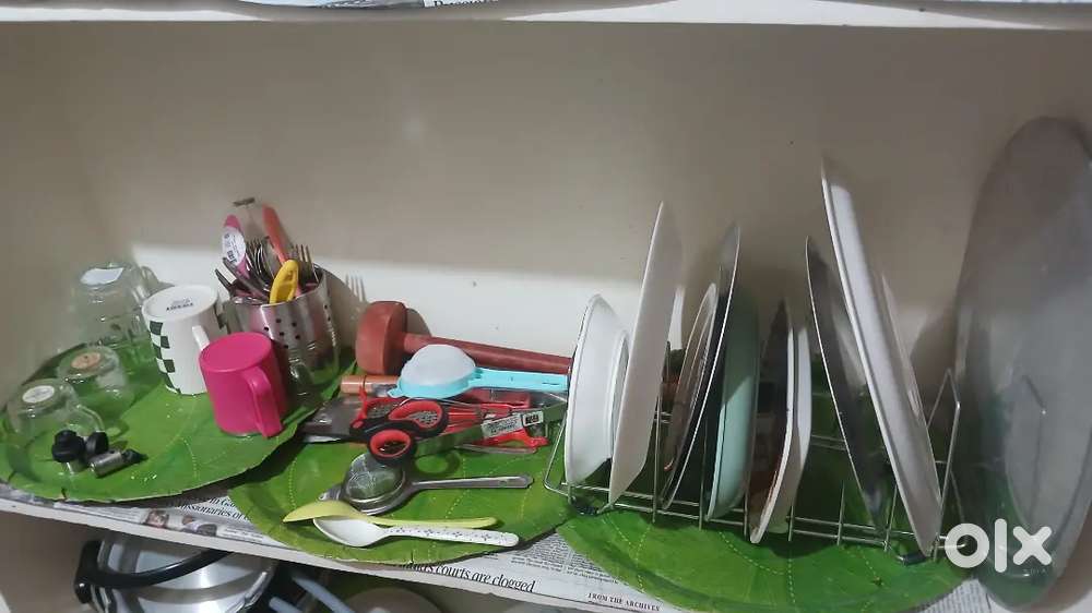Almost New Kitchen Utensils Set – Used Only 1 Month (Hafeezpet)