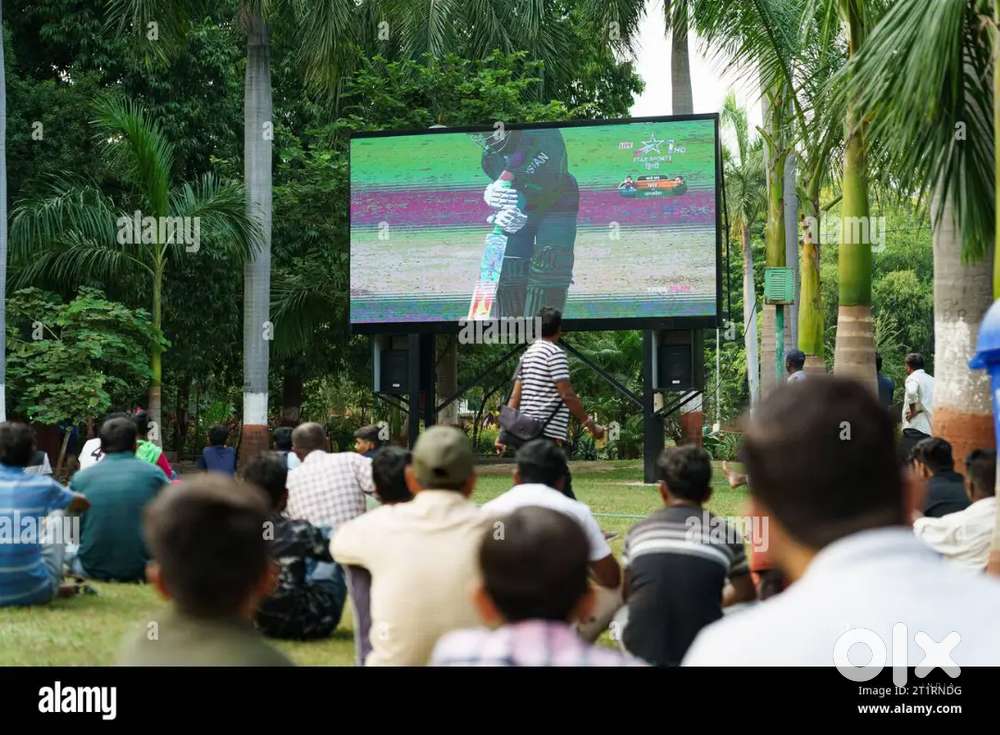 Live cricket match and movies on Big screen