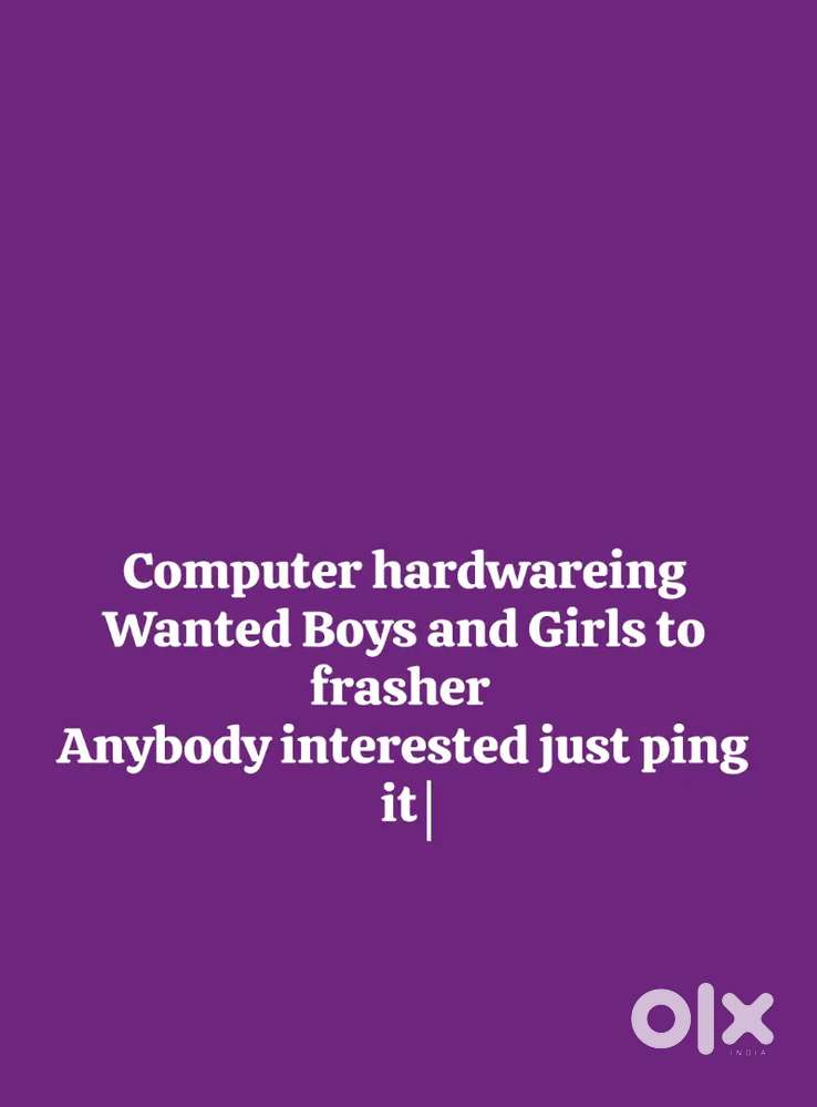 Laptop repair service wanted boys and girls