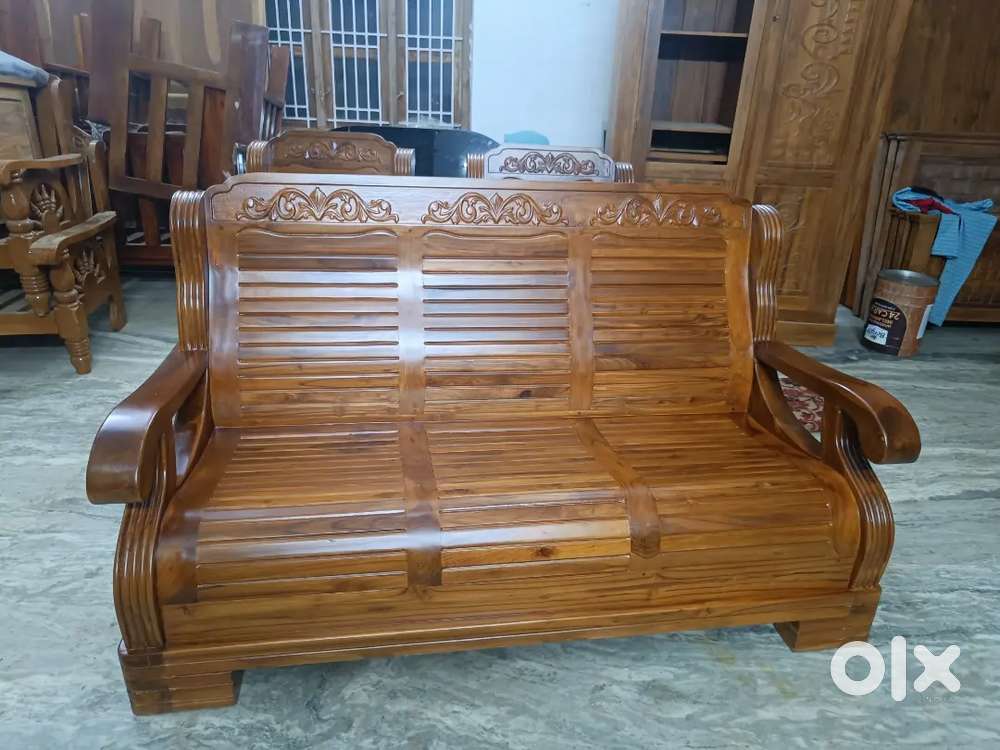 Wooden sofa Teak wood