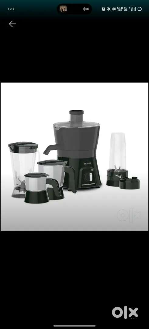 Philips JMG 4 Jar with Blend & Carry Jar - HL7580/00