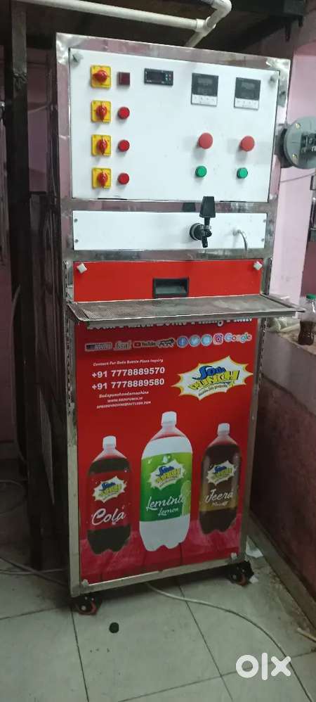 Soda bottle filling machine