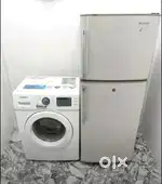 I'd67 combo Samsung double door and front load washing machine
