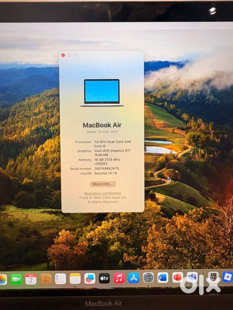 Macbook Air with Touch ID 2018