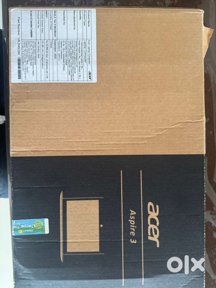 Acer Aspire 3 Intel laptop