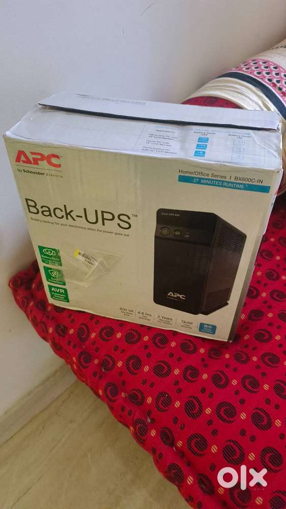 APC Back-UPS BX600C-IN 600VA / 360W, 230V,UPS with 2 years warranty