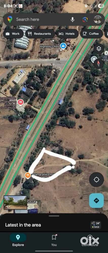 NH44 Highway facing Land