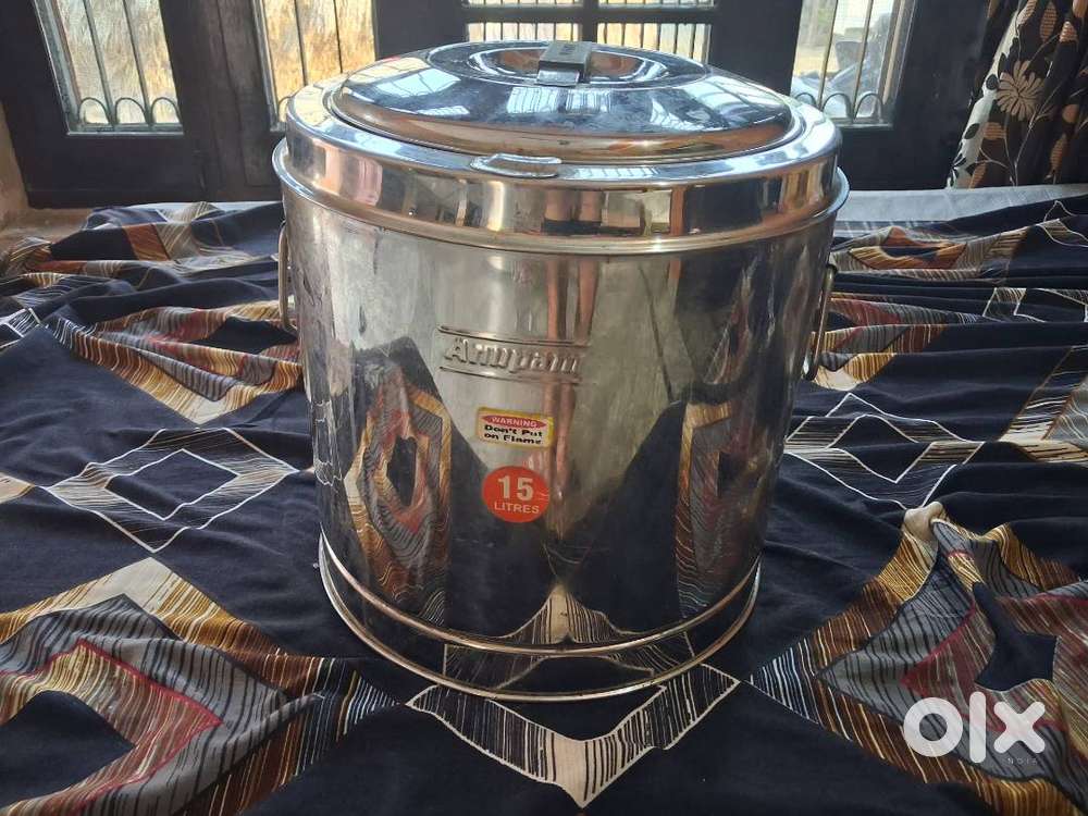 2 steel hot pot of 15 liter each