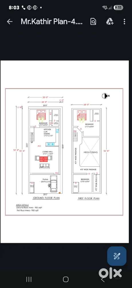Good independent Vila structure building paka vastu