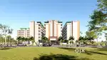 2bhk low rise Gated society with club swimming pool gym temple park
