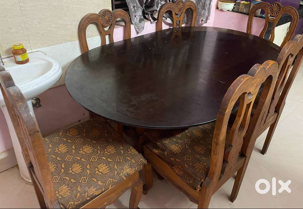 Wood Dining Table 6 seater