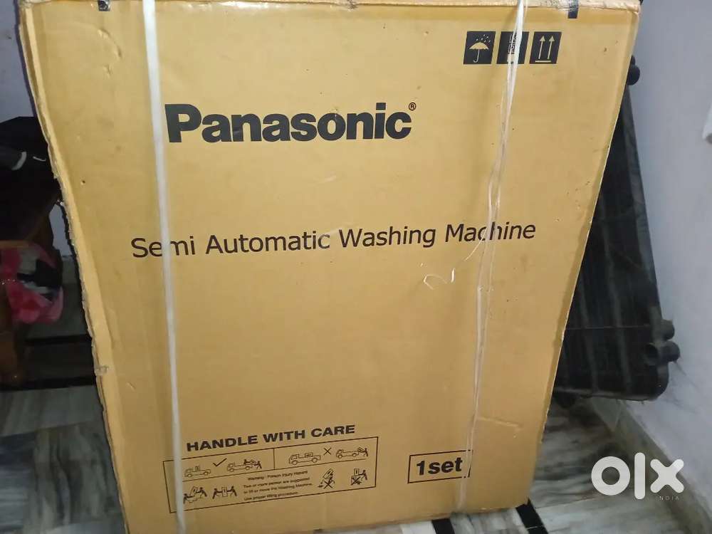 Panasonic washing machine with 7.5 kg and Shakti Almirah