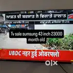Sumsung led tv 43 inch