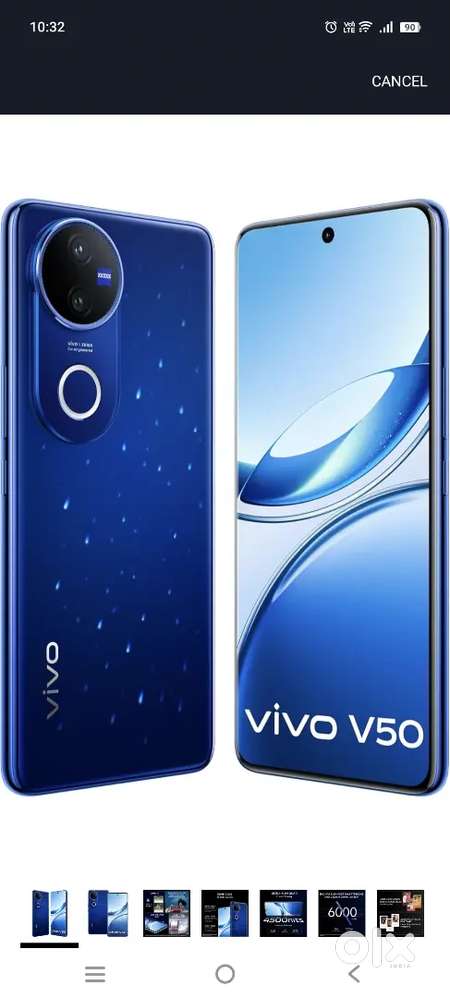 Vivo v 50 brand new condition with bill box and all accessories