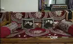 Wooden sofa