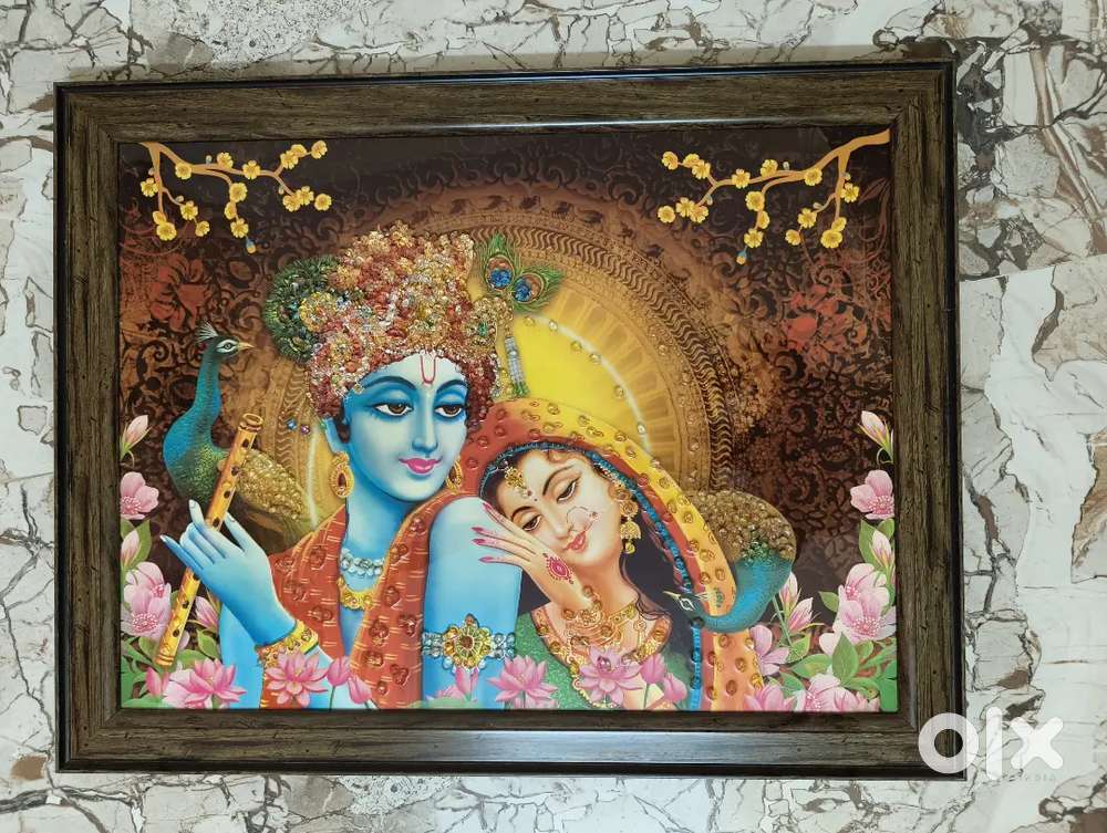 Krishna and Radha frame