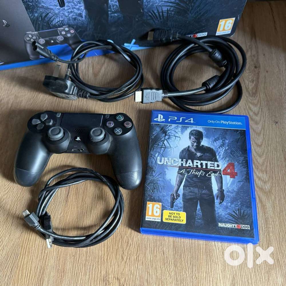 Sony PlayStation 4 Slim 500GB Console Unchartered 4 Bundle - Tested &