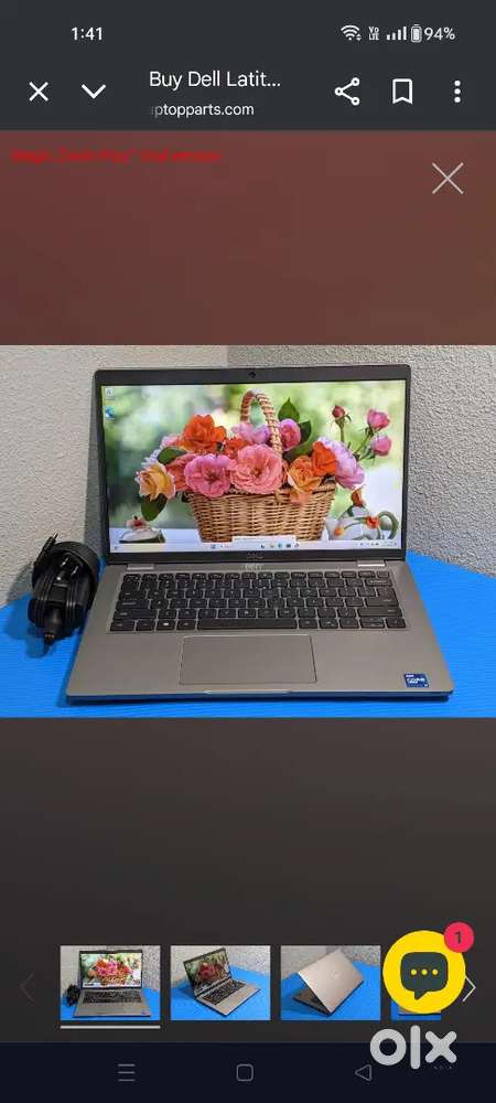 Dell+latitude i5 11th [gen] touch screen dolby sound slim design