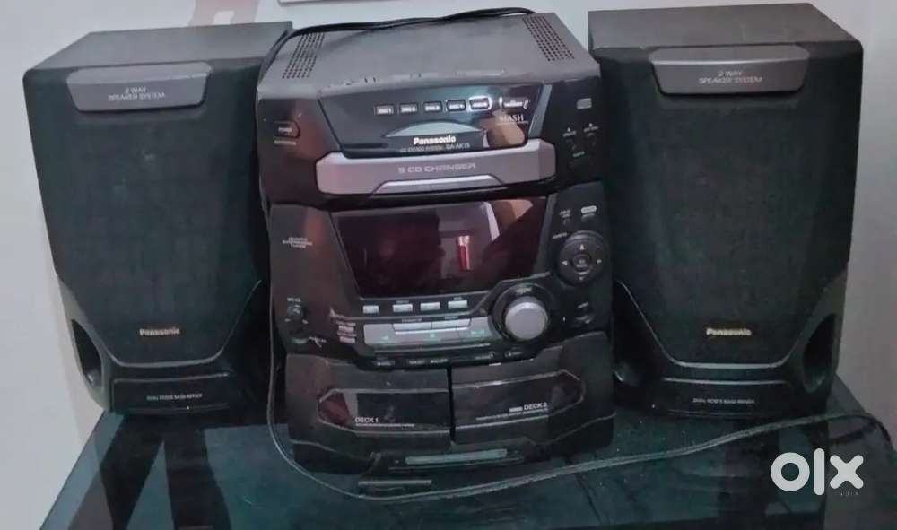Panasonic music system only Bluetooth connected