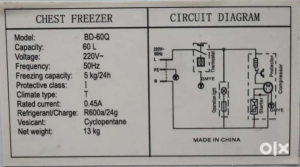 DEEP FREEZER FOR SALE