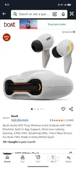Earbud new burds bolt company ka hai