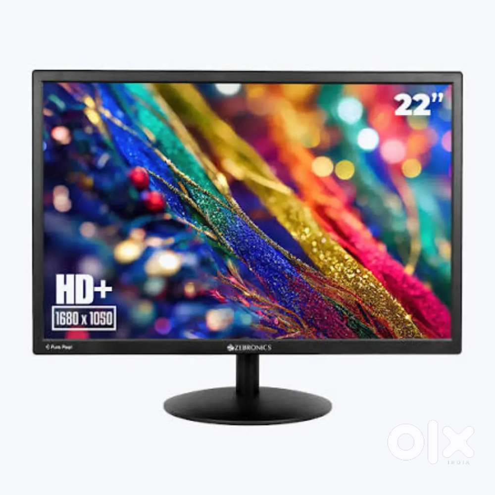 Zebronics EA122 LED Monitor with HD+ resolution brand new condition