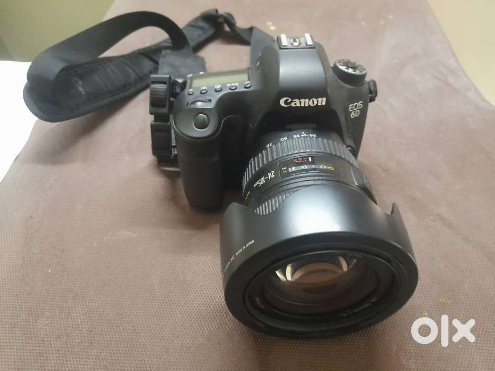 Canon 6D camera with lens
